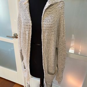 Free People Hooded Cardigan